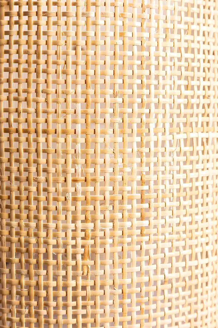 Wicker Wall Lamp for Kitchen | Cane Wall Light - Yaelen