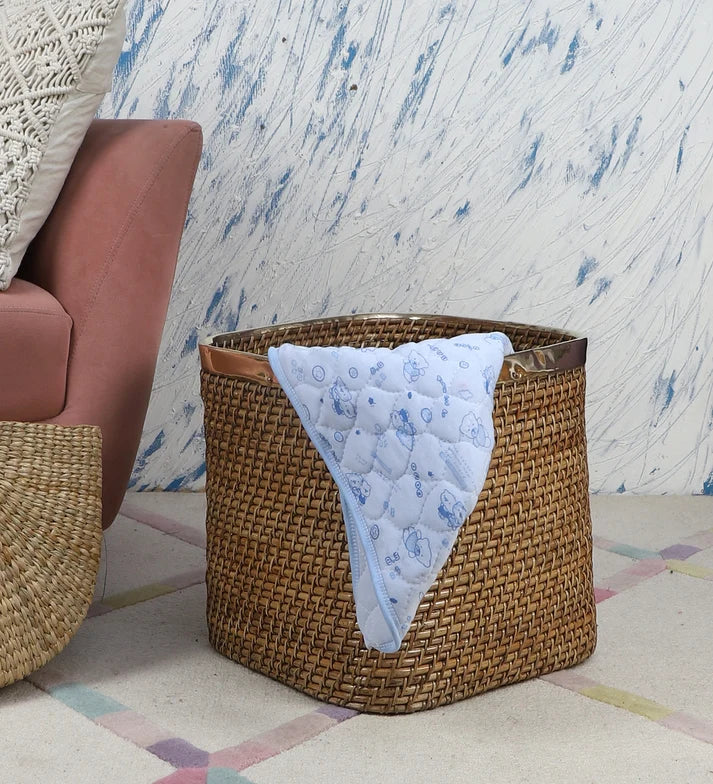 Rattan Planter 8" Dia x 8" H for Indoor - Hawthorn