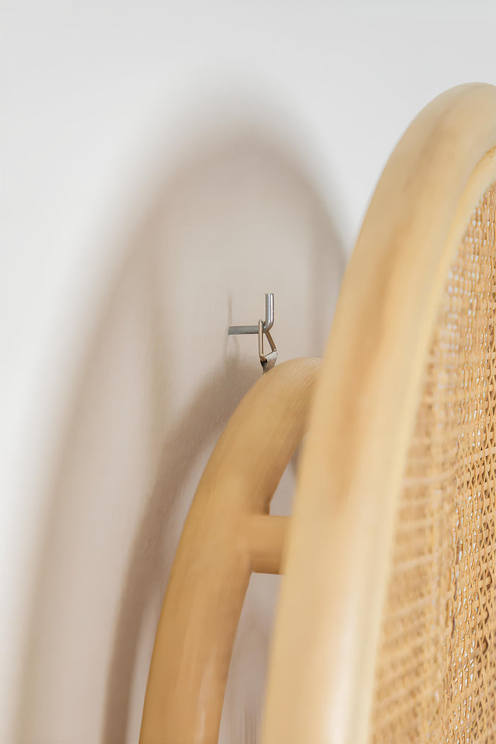 Rattan Wall Lamp for Bedroom | Cane Wall Sconce - Rebecca