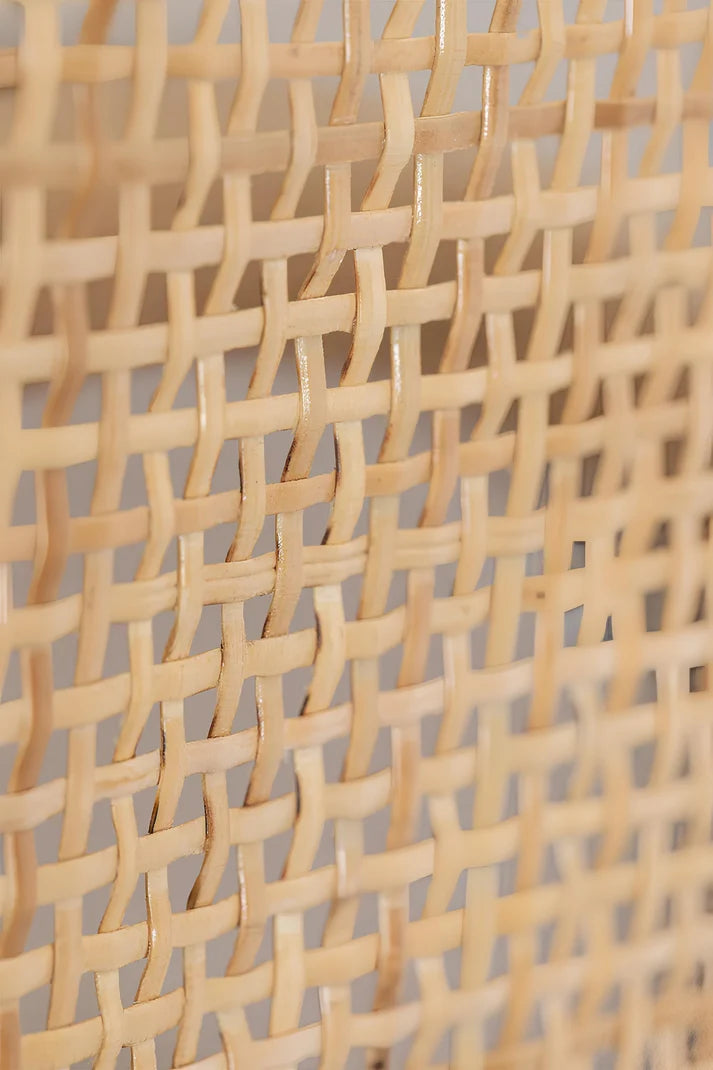 Rattan Wall Lamp for Bedroom | Cane Wall Sconce - Rebecca