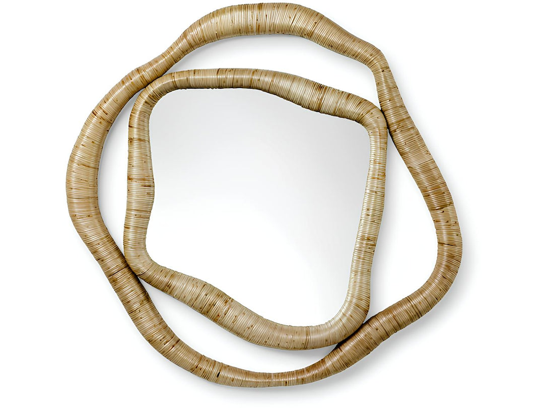 Rattan Wall Mirror for Living Room - Magnusson