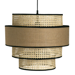 Bamboo Hanging Light for Living Room | Cane Pendant Lamp - Otto