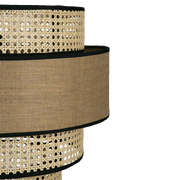 Bamboo Hanging Light for Living Room | Cane Pendant Lamp - Otto