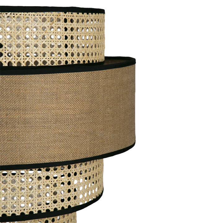 Bamboo Hanging Light for Living Room | Cane Pendant Lamp - Otto