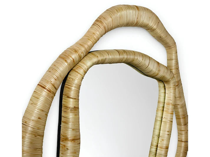 Rattan Wall Mirror for Living Room - Magnusson