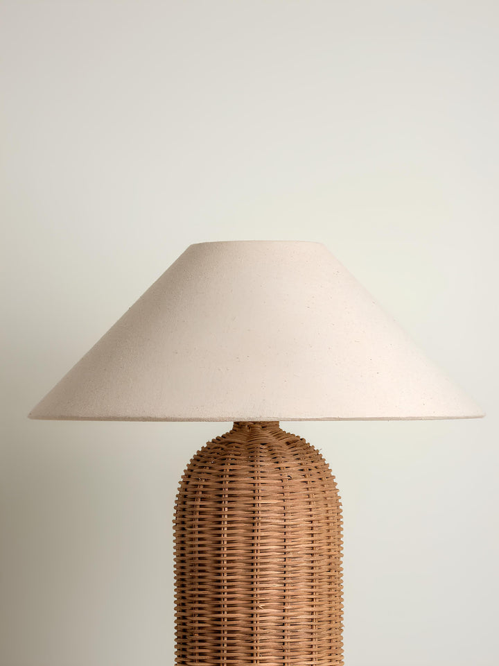 Rattan & Bamboo Cane Table Lamp - Quana