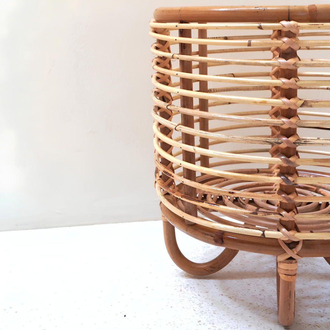 Rattan Plant Pots | Cane Flower Pots | Bamboo Planters - Kimaya by Luxury Rattan Handicrafts 