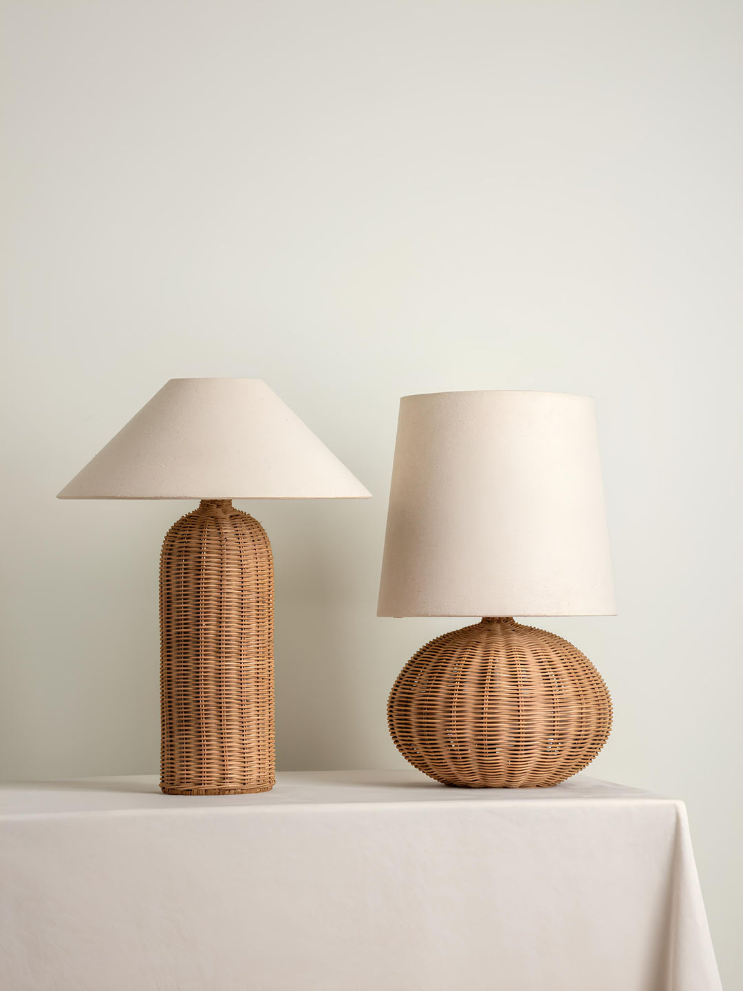 Rattan & Bamboo Cane Table Lamp - Quana