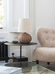 Rattan & Bamboo Table Lamp for Bedroom | Handmade - SUN
