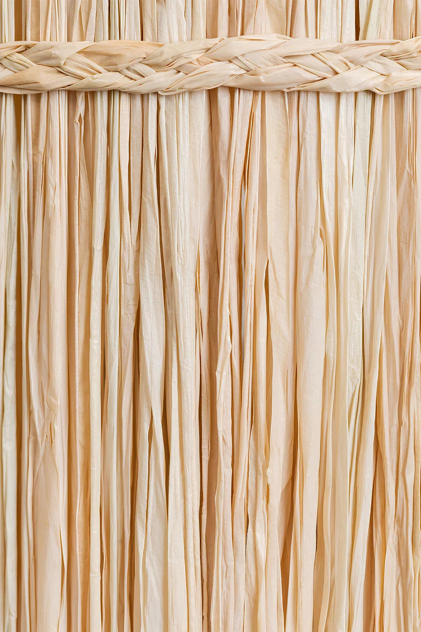 Raffia Wall Light for Living Room | Boho Paper Wall Sconce - Pryor