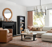 Rattan Wall Mirror for Living Room | Boho Round Mirror - Orsander
