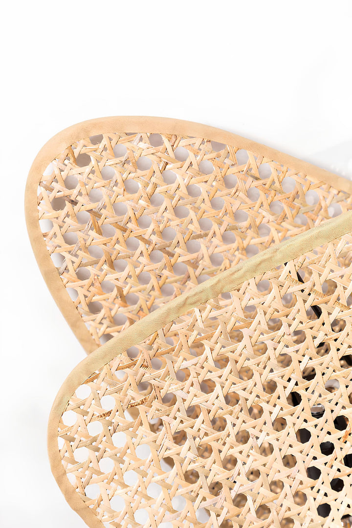 Cane Wall Lamp for Study Room | Bamboo Wall Sconce - Delaney