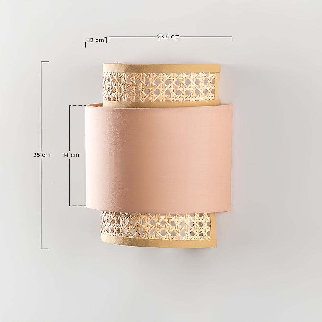 Bamboo Wall lamps For Living Room | Rattan Wall scones | Wicker Wall Lamps | Cane Wall Scones - Taara - Luxury Rattan Handicrafts 