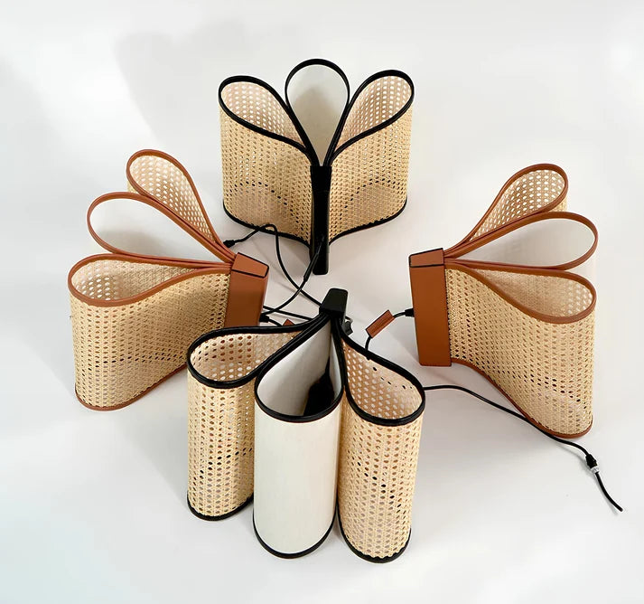 Rattan Hanging Light for Living Room | Cane Pendant Lamp - Pixie