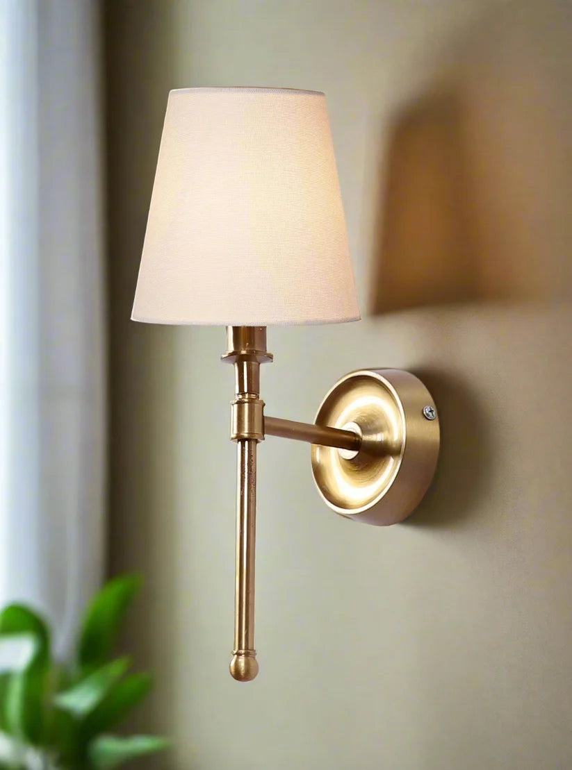 Modern Fabric Wall Lamp for Living Room | Decorative Wall Light - Edrick