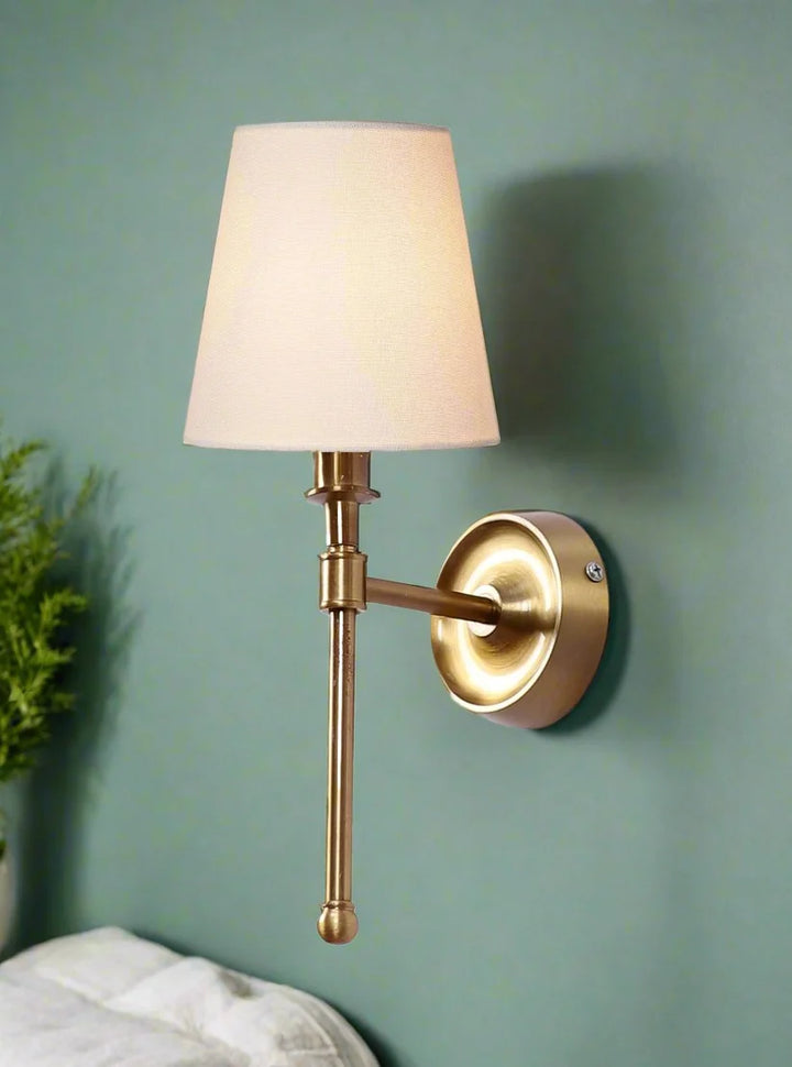 Modern Fabric Wall Lamp for Living Room | Decorative Wall Light - Edrick