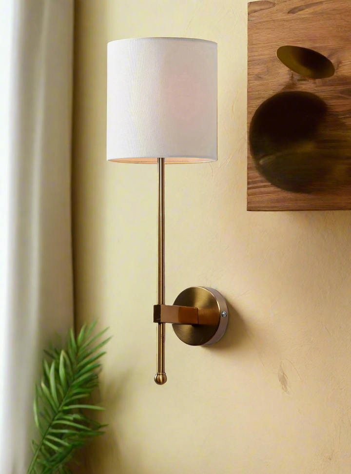 Decorative Wall Lamp for Bedroom | Fabric Wall Light - Nolan