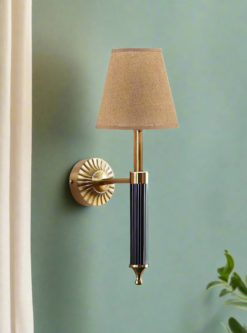 Art Deco Wall Sconce for Living Room | Modern Fabric Lamp - Adan