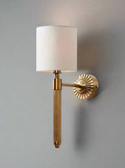 Vintage Wall Sconce for Dining Room | Fabric Wall Light - Julia