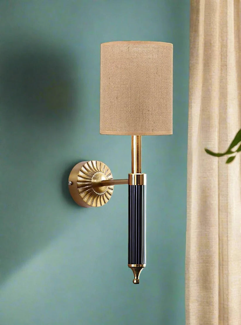 Jute Wall Lamp for Living Room - Eamon