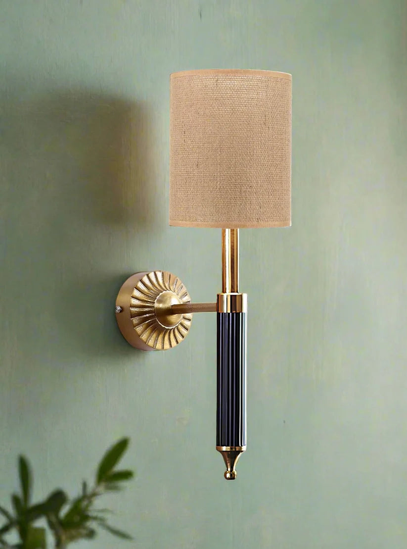 Jute Wall Lamp for Living Room - Eamon
