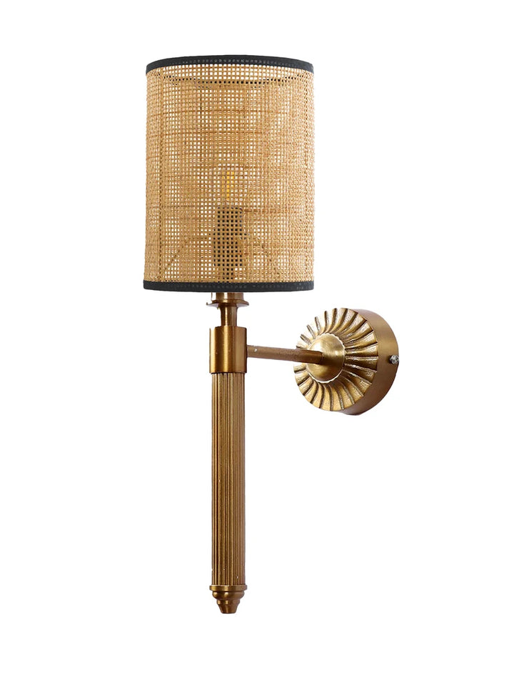 Wicker Wall Lamp for Dining Room | Rattan Wall Sconce - Xerionfield
