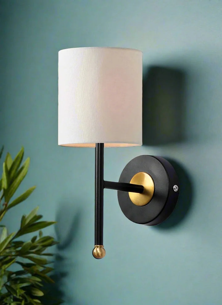 Fabric Wall Lamp for Bedroom | Elegant Decorative Wall Light - Rian