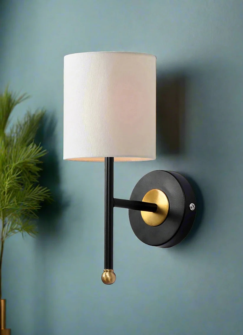 Fabric Wall Lamp for Bedroom | Elegant Decorative Wall Light - Rian