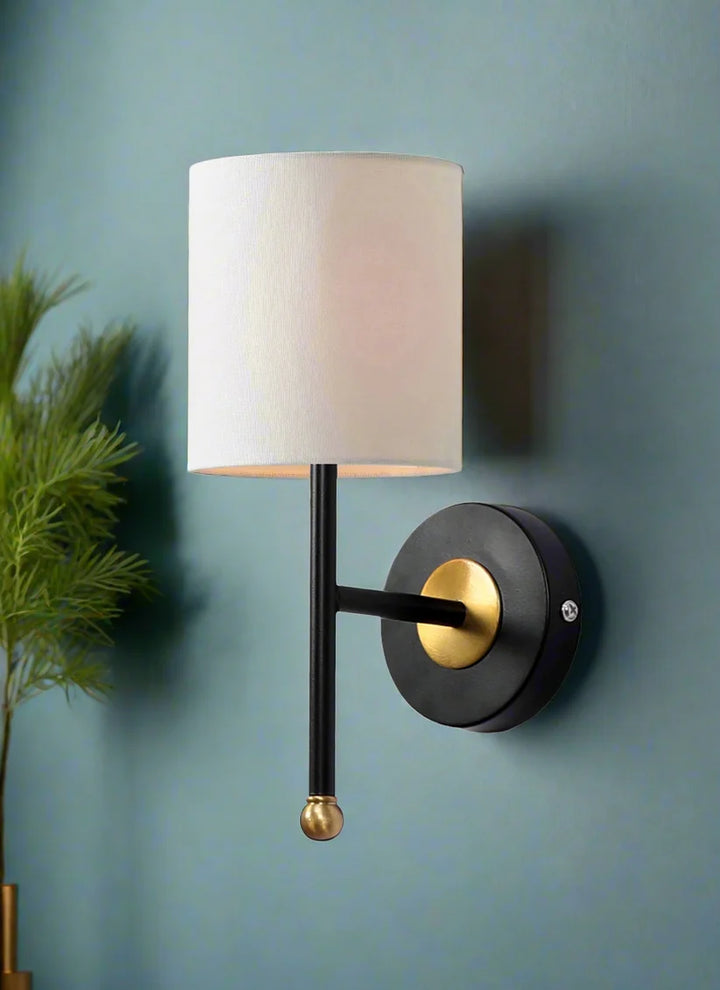 Fabric Wall Lamp for Bedroom | Elegant Decorative Wall Light - Rian
