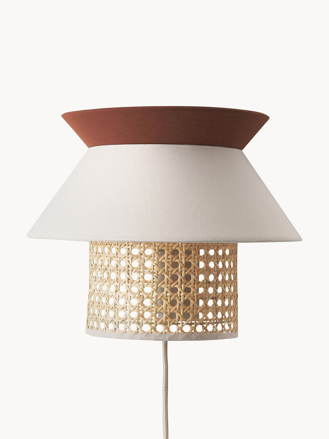 Wicker Wall Lamp for Living Room - Ashwinfield