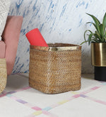 Rattan Planter | Cane Laundry Bin | Bamboo toy Storage - Shanaya by Luxury Rattan Handicrafts 