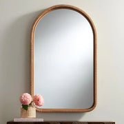 Bamboo Wall Mirror for Bedroom | Rattan Decorative Mirror - Ulric