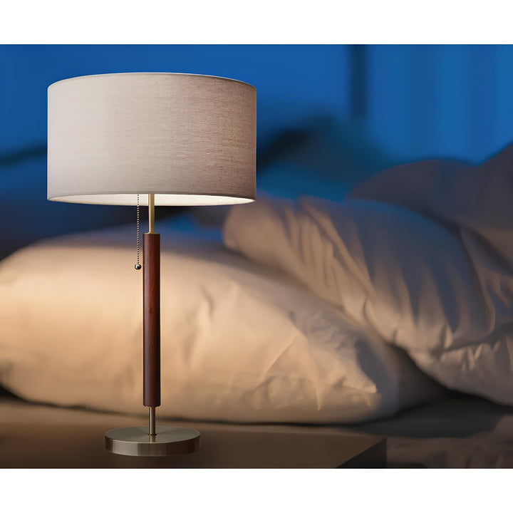 Rattan & Bamboo Table Lamp for Bedroom | Handmade - Adah