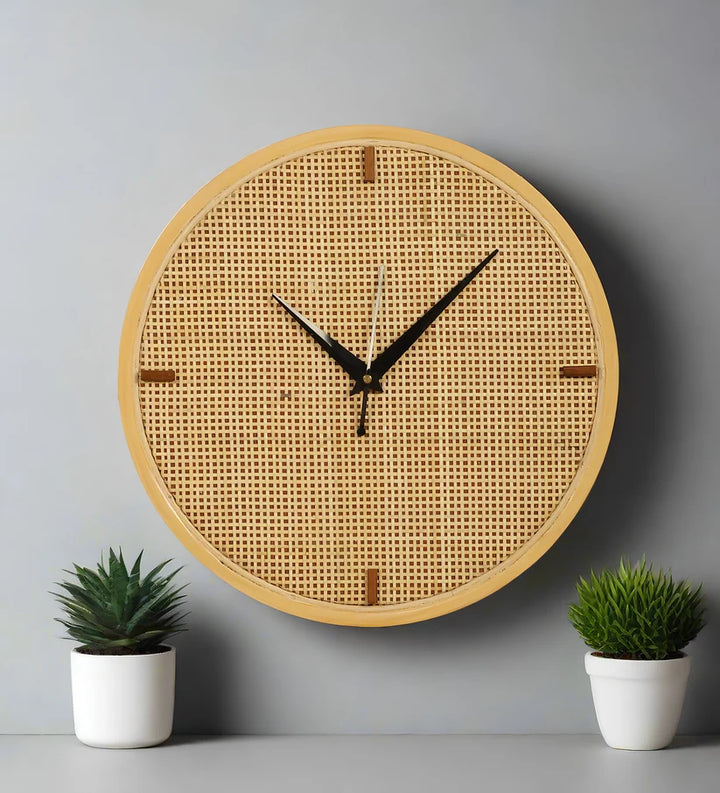 Bamboo Wall Clock for Kitchen - TERRA