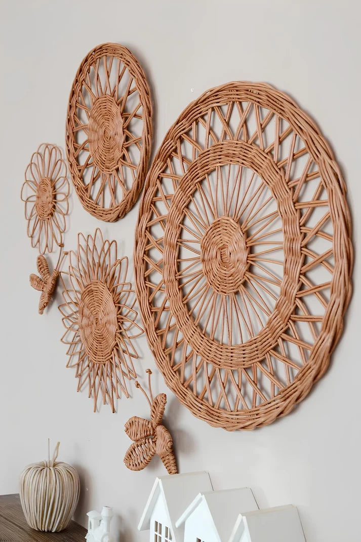 Rattan Wall Decor for Living Room - Devlin