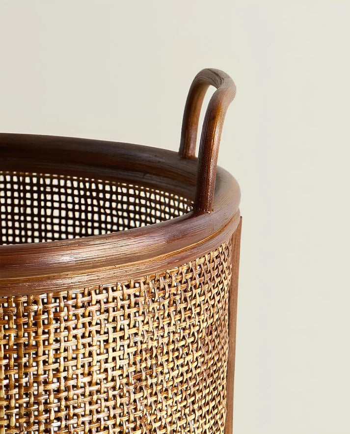 Rattan Laundry Basket for Bathroom - Osricson