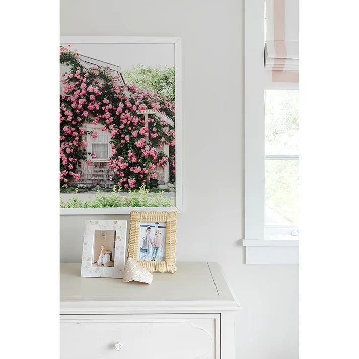 Rattan Photo Frame 4x6 Inch for Home - Rebecca