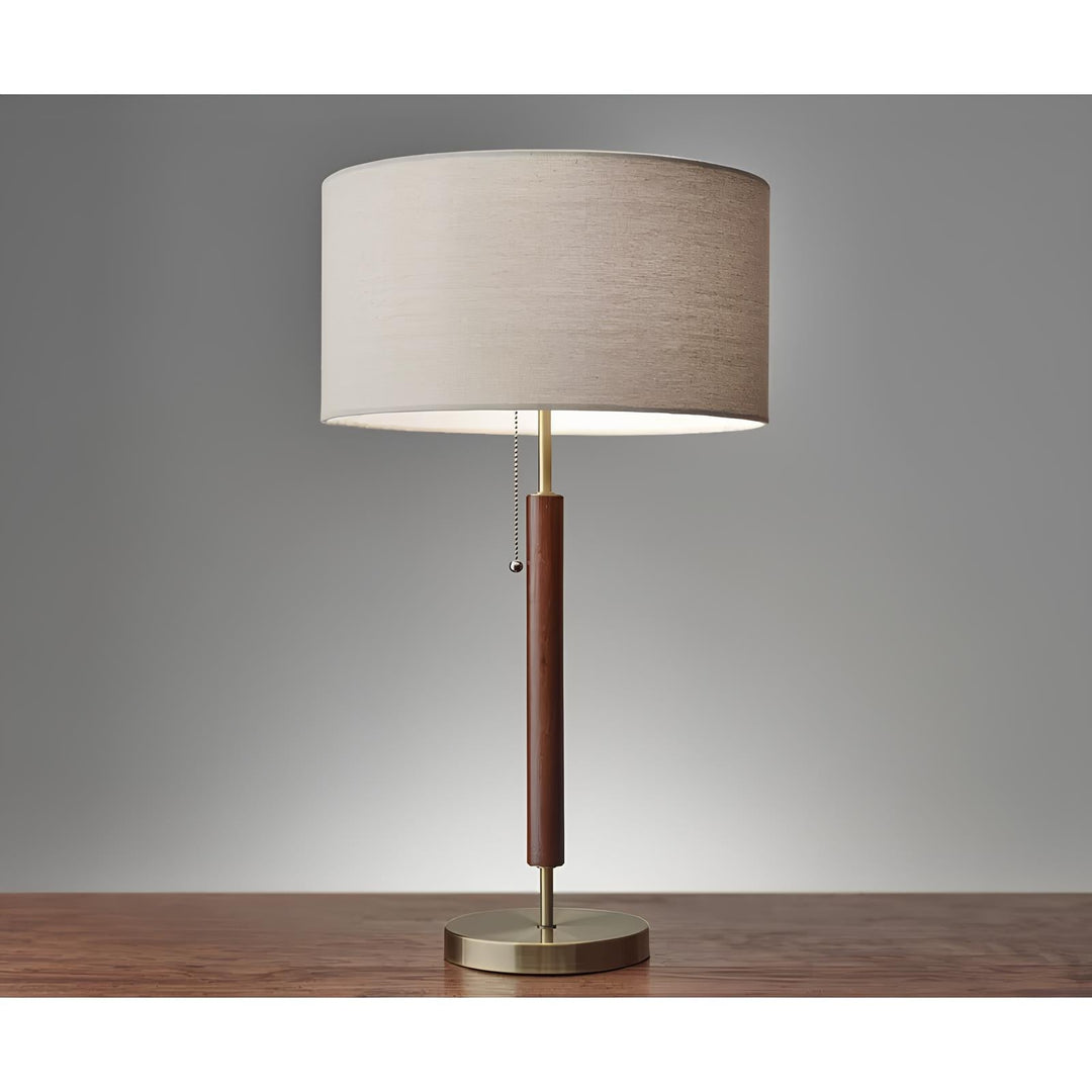 Rattan & Bamboo Table Lamp for Bedroom - Adah