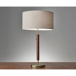 Rattan & Bamboo Table Lamp for Bedroom - Adah