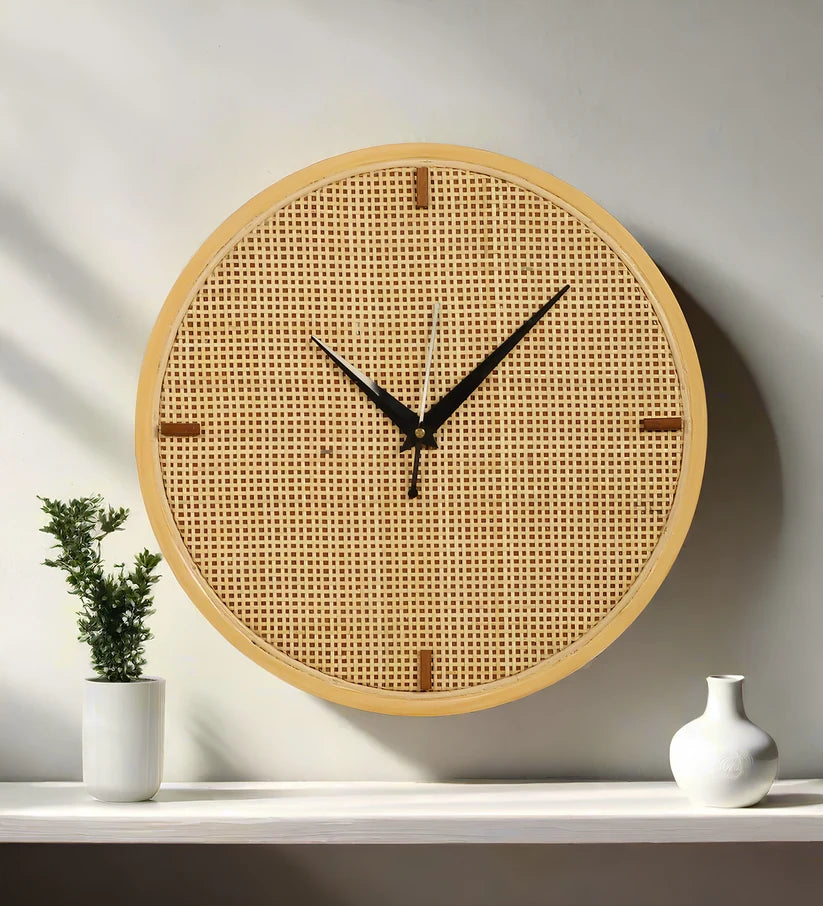 Bamboo Wall Clock for Kitchen - TERRA