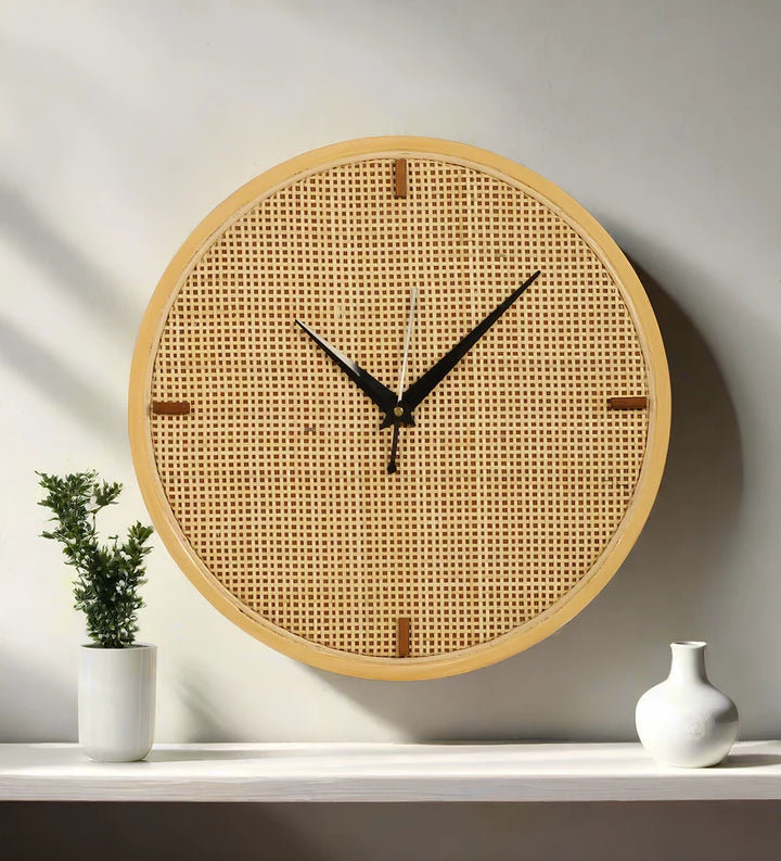 Bamboo Wall Clock for Kitchen - TERRA