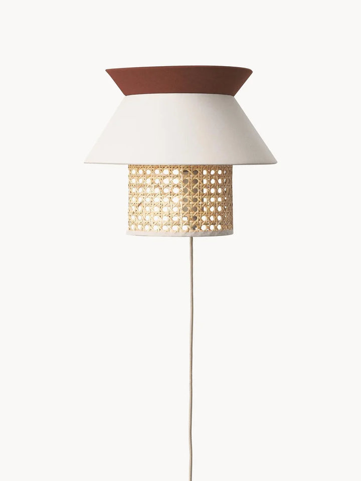 Wicker Wall Lamp for Living Room - Ashwinfield