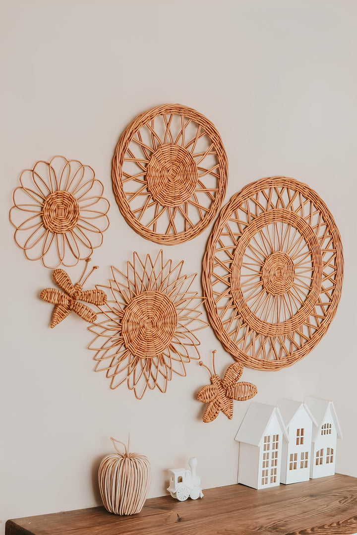 Rattan Wall Decor for Living Room - Devlin
