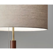 Rattan & Bamboo Table Lamp for Bedroom - Adah