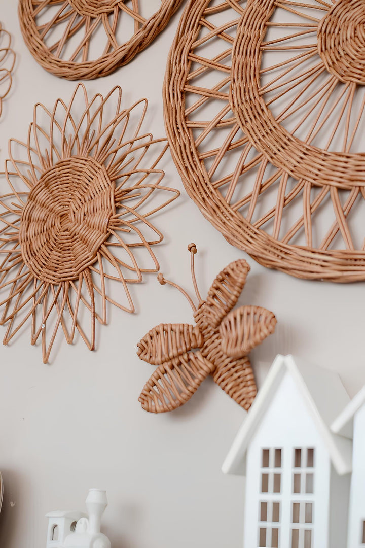 Rattan Wall Decor for Living Room - Devlin