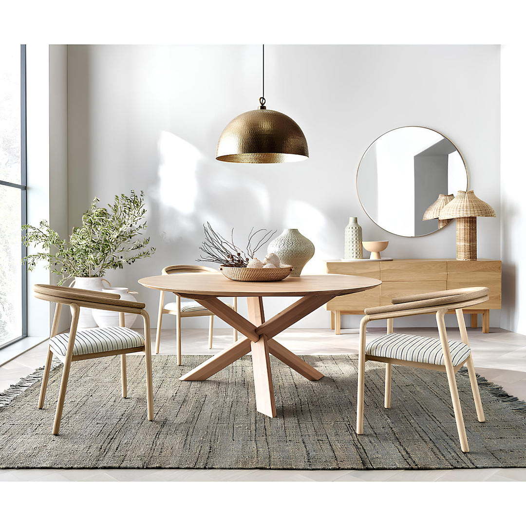 Rattan Table lamp for Living room | Bamboo Bedside table lamp | Cane Table lamp -Anant by Luxury Rattan Handicrafts 