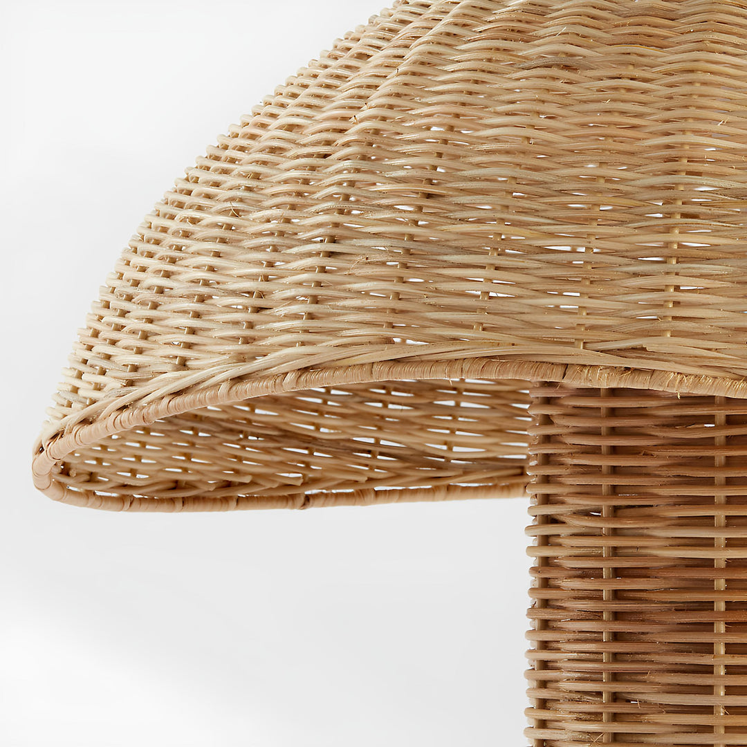 Rattan Table lamp for Living room | Bamboo Bedside table lamp | Cane Table lamp -Anant by Luxury Rattan Handicrafts 
