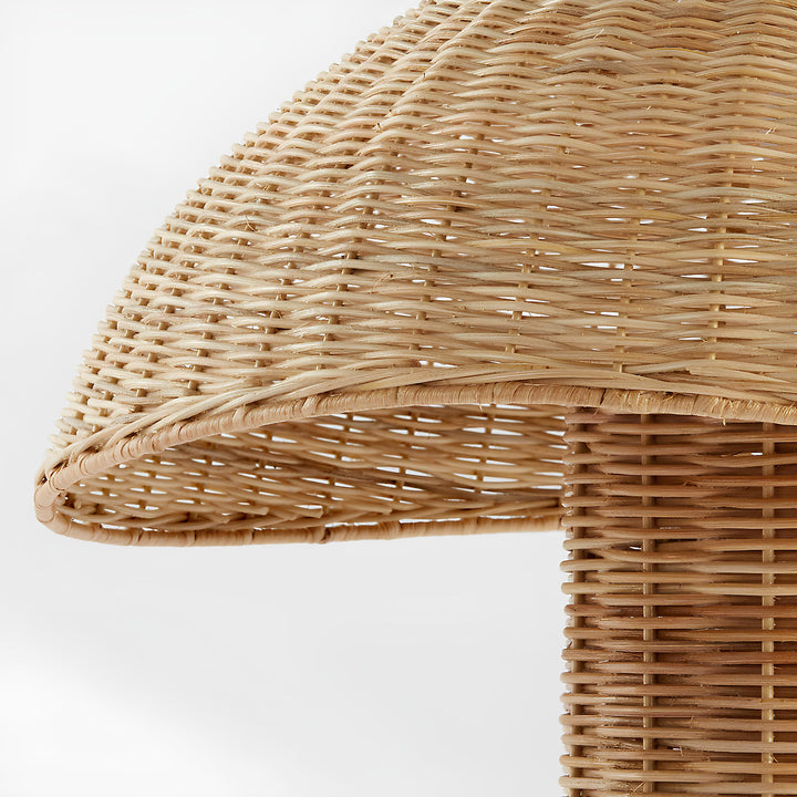 Rattan Table lamp for Living room | Bamboo Bedside table lamp | Cane Table lamp -Anant by Luxury Rattan Handicrafts 