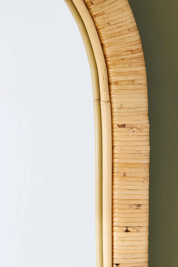 Rattan Wall Mirror for Living Room - Callix