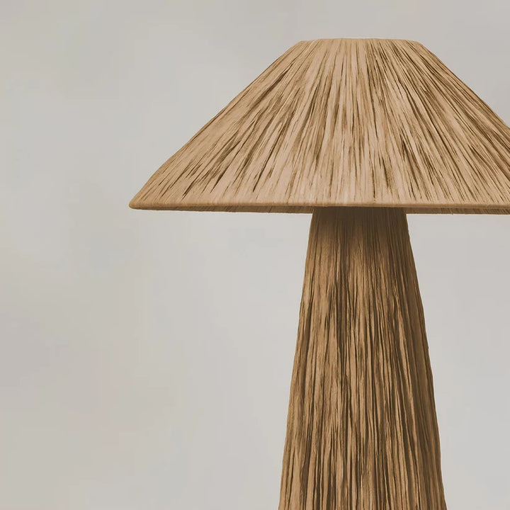 Rattan & Bamboo Table Lamp for Bedroom- Yves